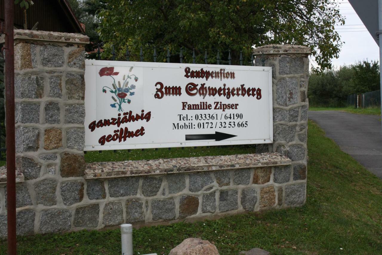 Landpension Zum Schweizerberg Neugrimnitz エクステリア 写真